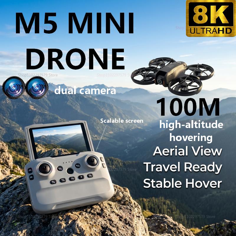 Rc Helicopter Gyro - 2026 신형 M5 미니 드론 8K