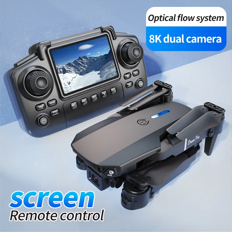 전문 E88 프로 드론 스크린 8K HD 카메라 WiF - Rc Helicopter Case 리뷰 및 가격