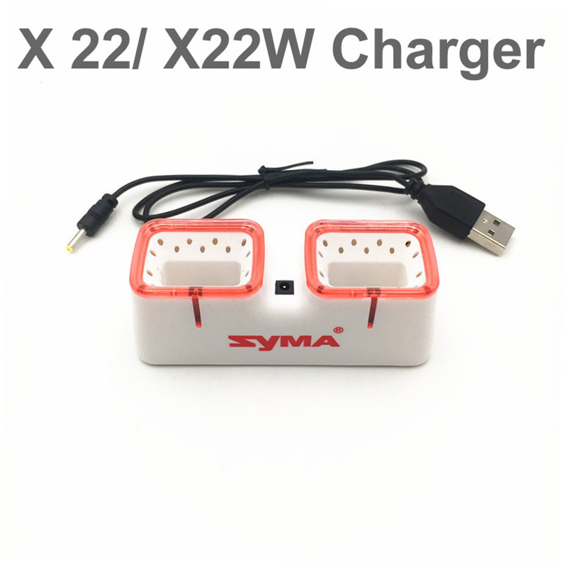 Syma X22 X22W 드론 배터리용 듀얼 USB 고 - Rc Helicopter Case 리뷰 및 가격